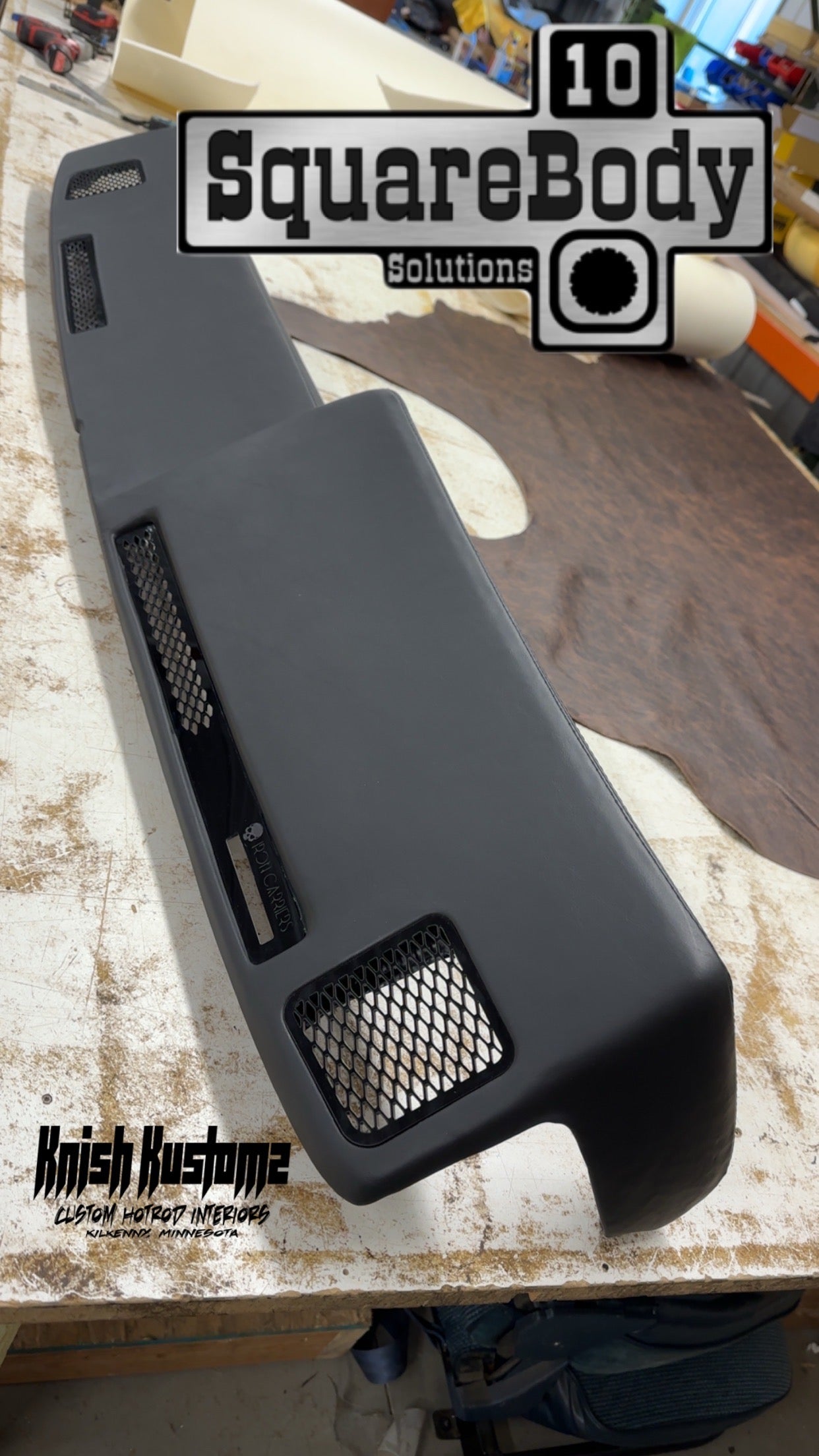 Square Body Vinyl Wrapped Dash