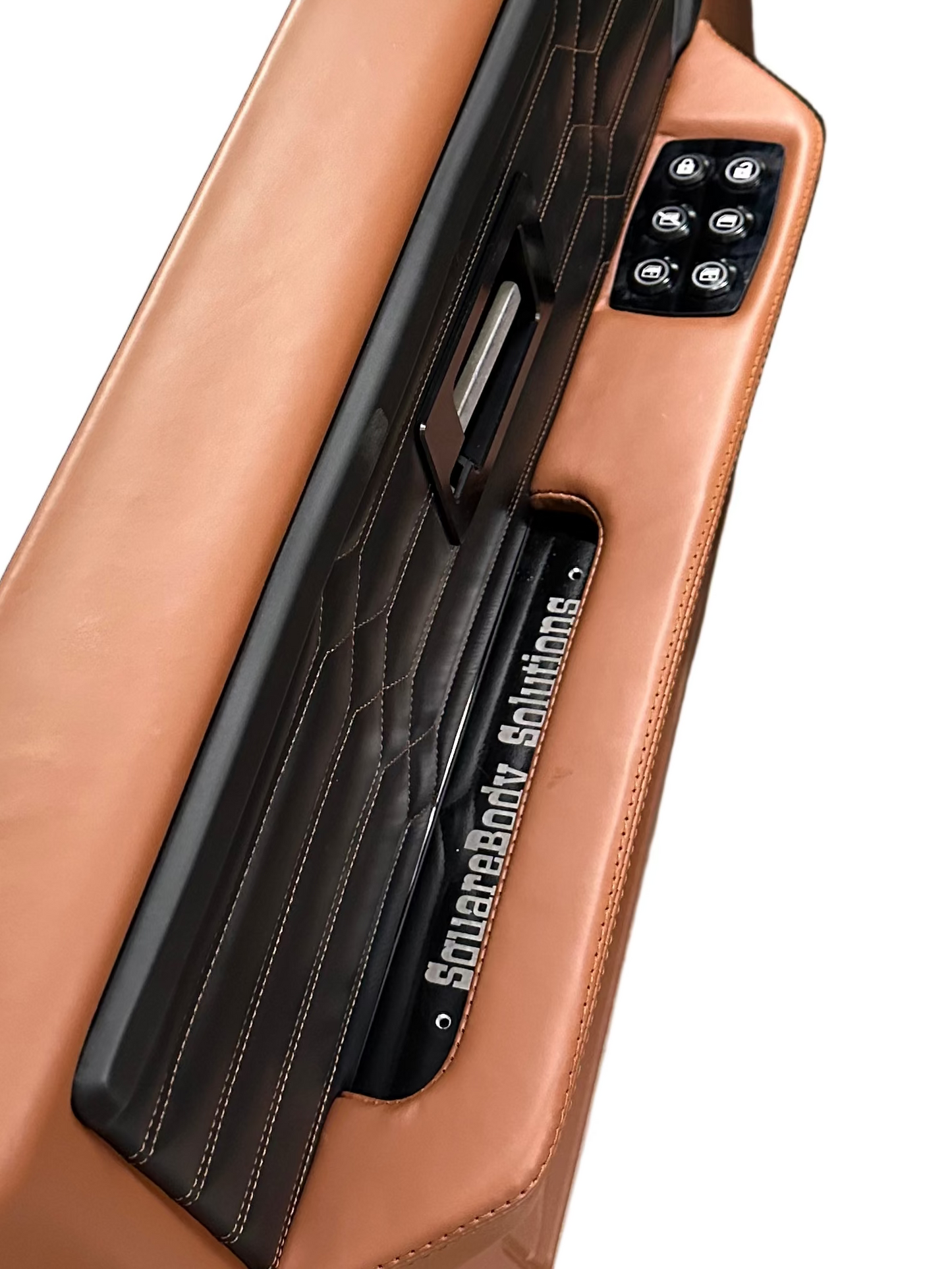 Billet Power window and lock switches with bezel that light up white