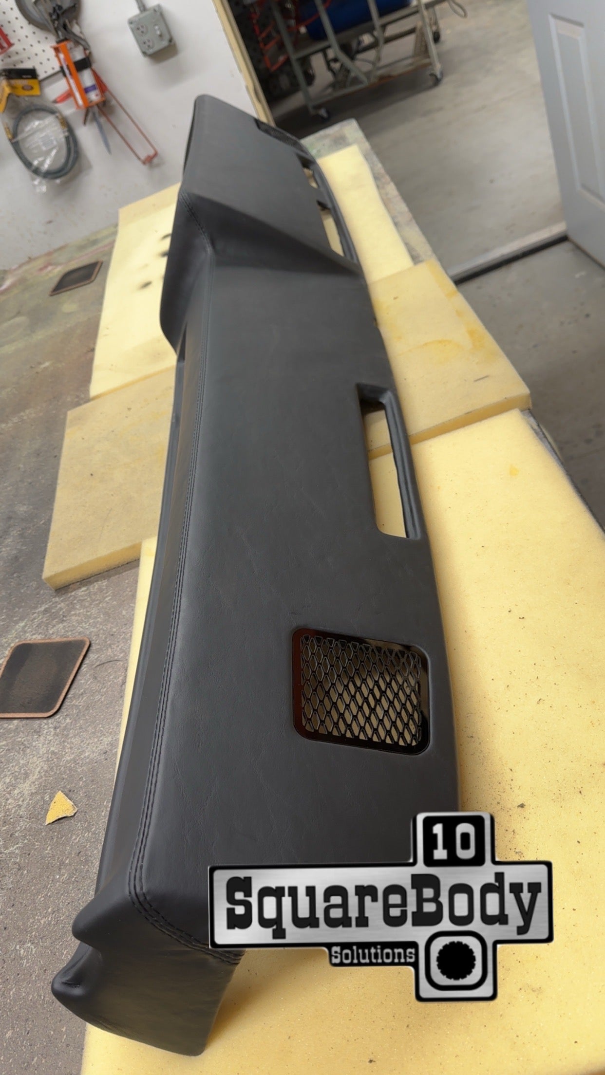 Square Body Vinyl Wrapped Dash