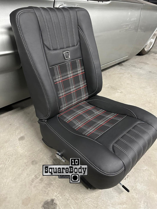 Square Body Solutions custom interior for a 73-87 Chevy truck