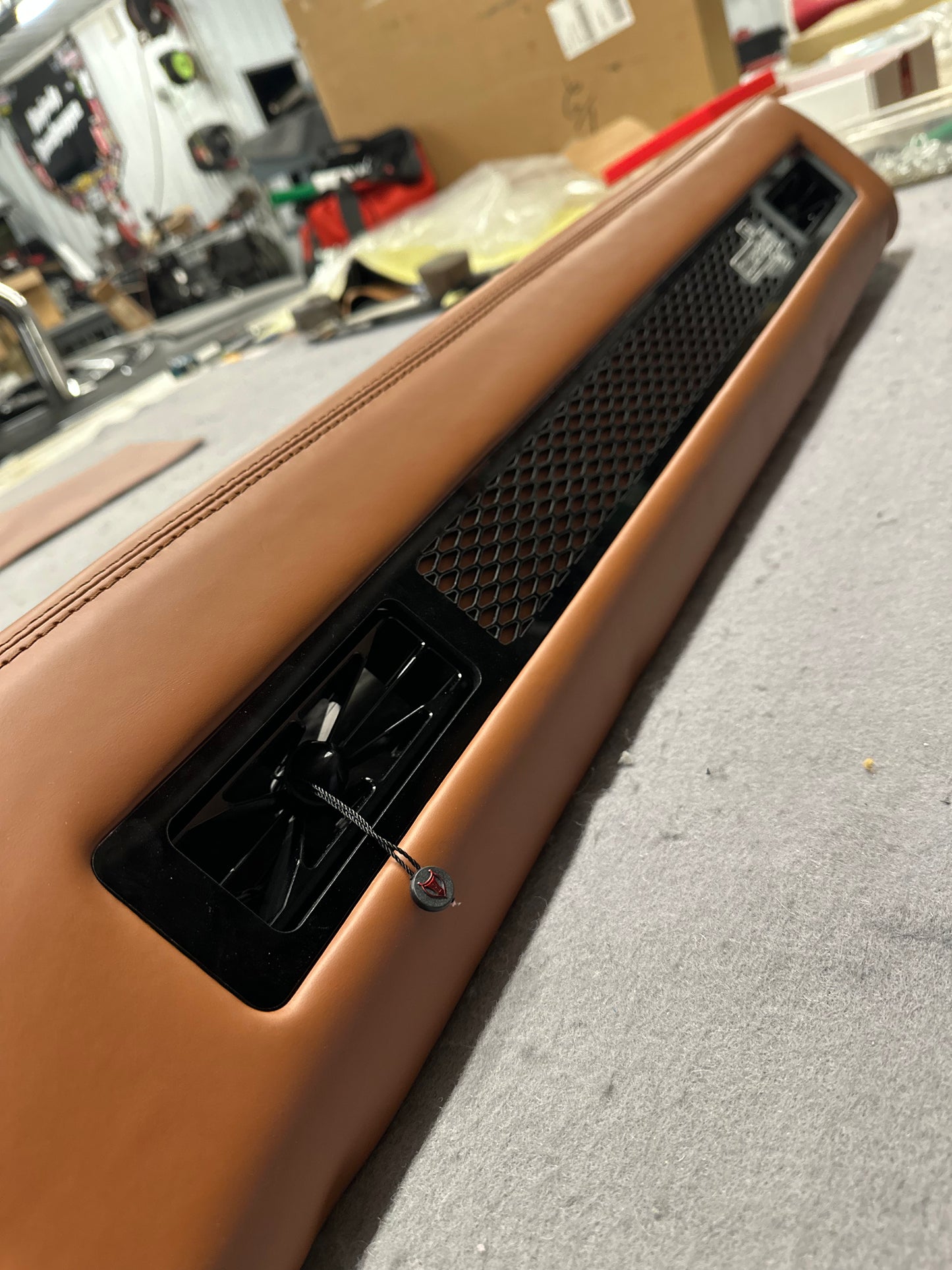 Square Body Leather Wrapped Dash