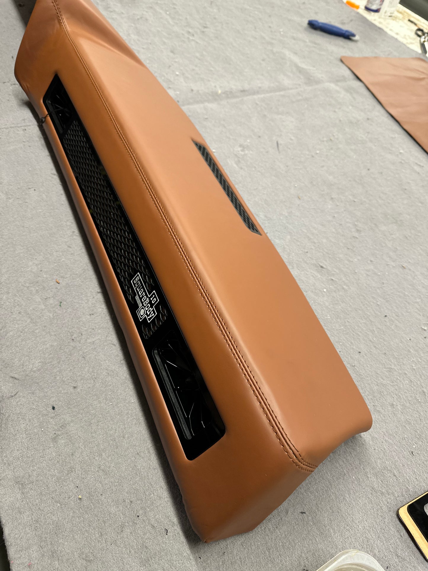 Square Body Leather Wrapped Dash